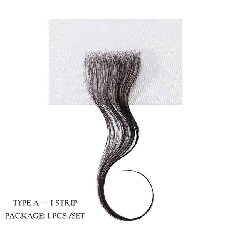 Seamless Lace Baby Hair Edge Stripes Reusable For Black Women Human Hair 4 Piece