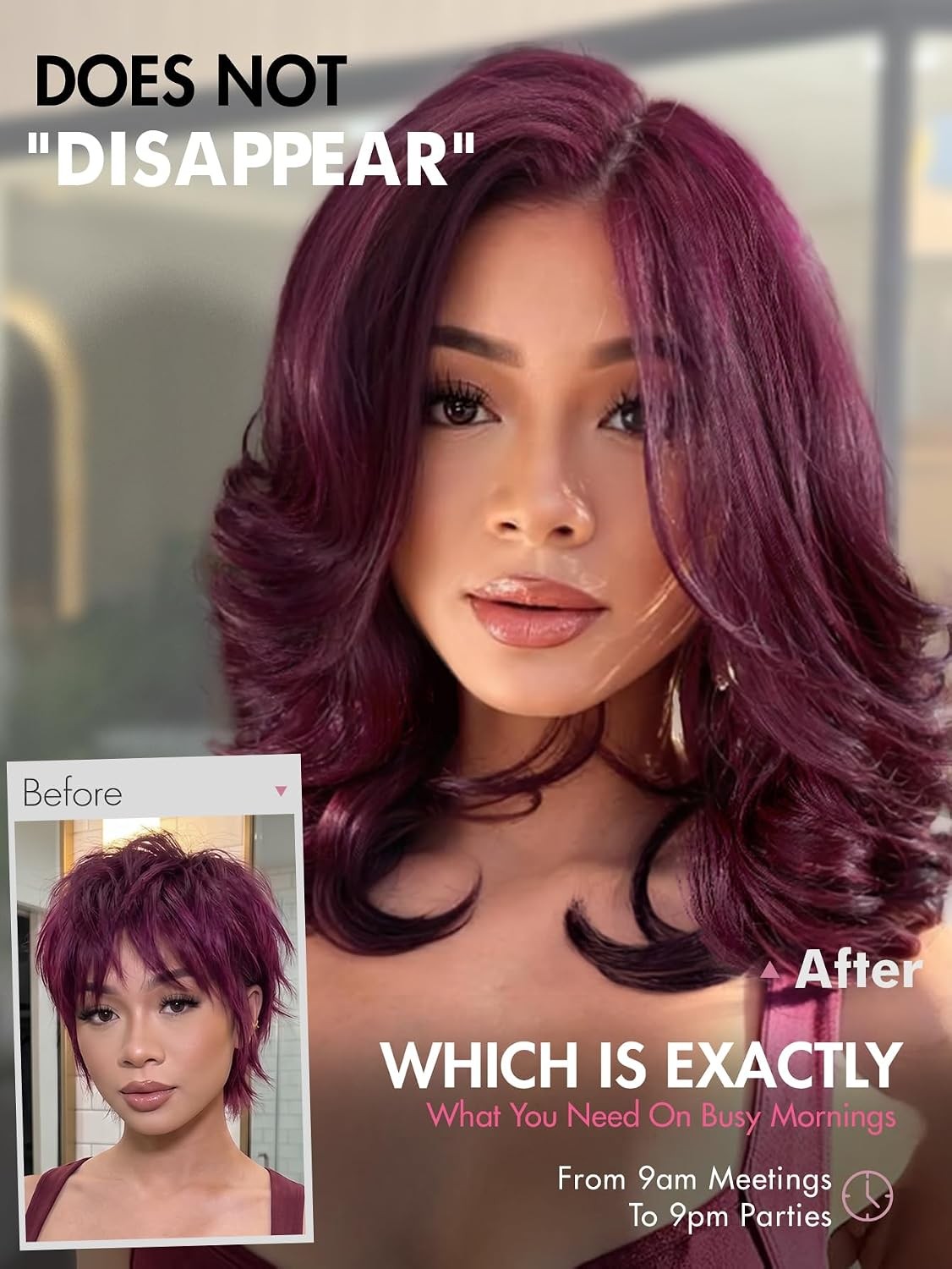 Lace Front Pre Plucked Short Curly Wigs for Black Women Side Part Human Hair
