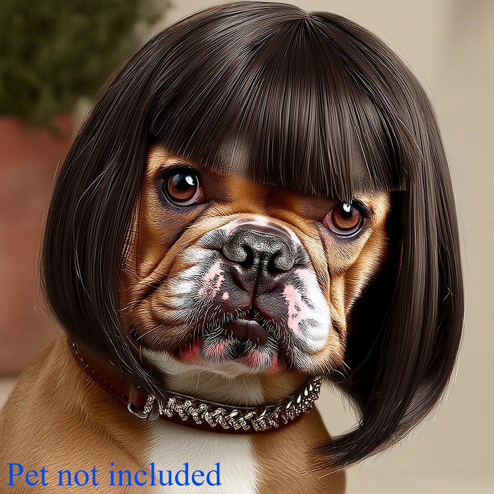 Lovely Charming Funny Eye-Catching Soft Comfortable Pet Universal Decorative Wig