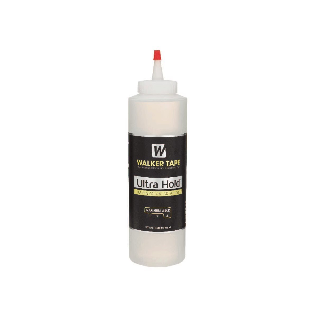 Walker Ultra Hold Adhesive Squeeze Bottle, Acrylic-Soft Bond, 4oz/ 16oz