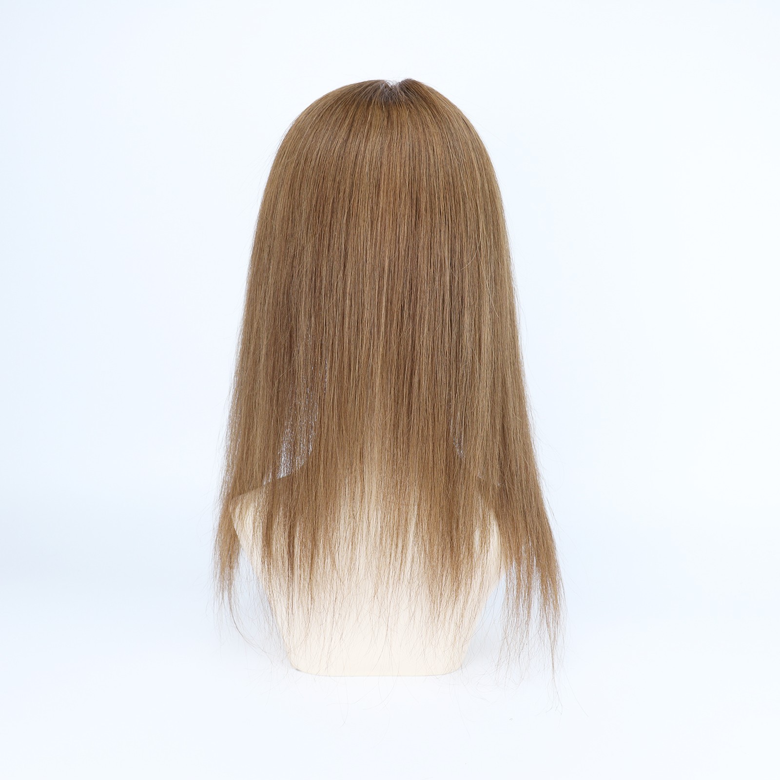 Silk Base Real Human Hair Topper #30 Auburn Remy Hair Lace Closure For Woman