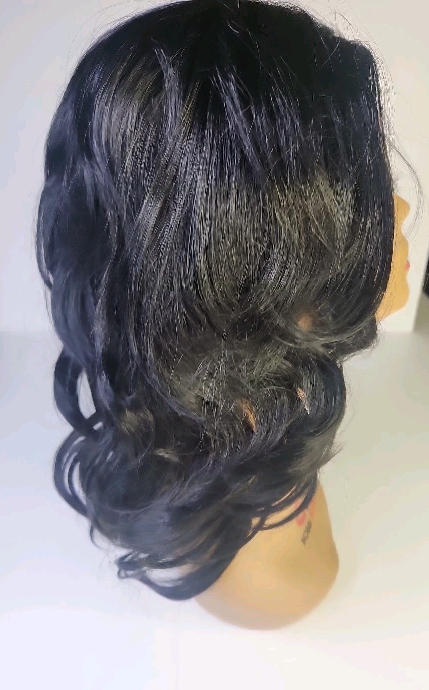 Vanessa Fashion Hair Super Stena Lace Part Lace Front Wig Color F2315 Black .