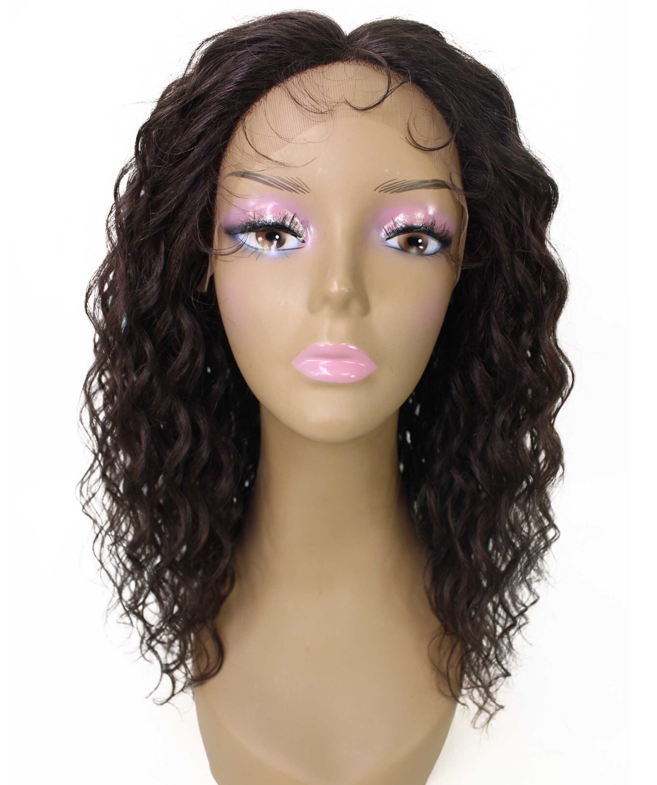 LUXLUXE Sakina Wavy Layered 18 in Long T Part Lace Front Wig, BLH-0003