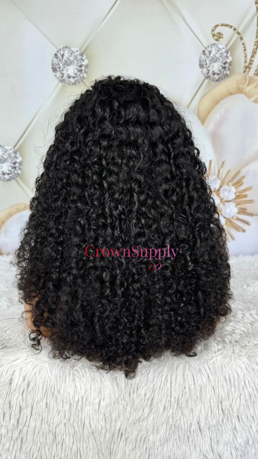 Cambodian Curly 100% Human Hair Half Wig 200% Density | FREE SHIPPING