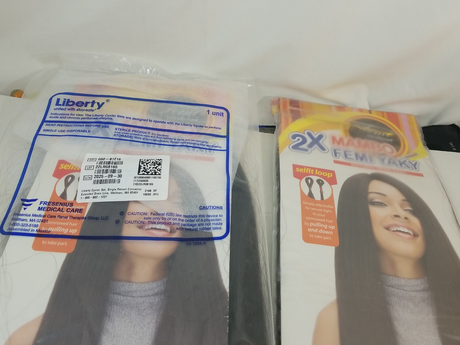 2 Packs Yaky 16-18″ Black Mambo HAIR EXTENSIONS WEAVE By Femi Collection