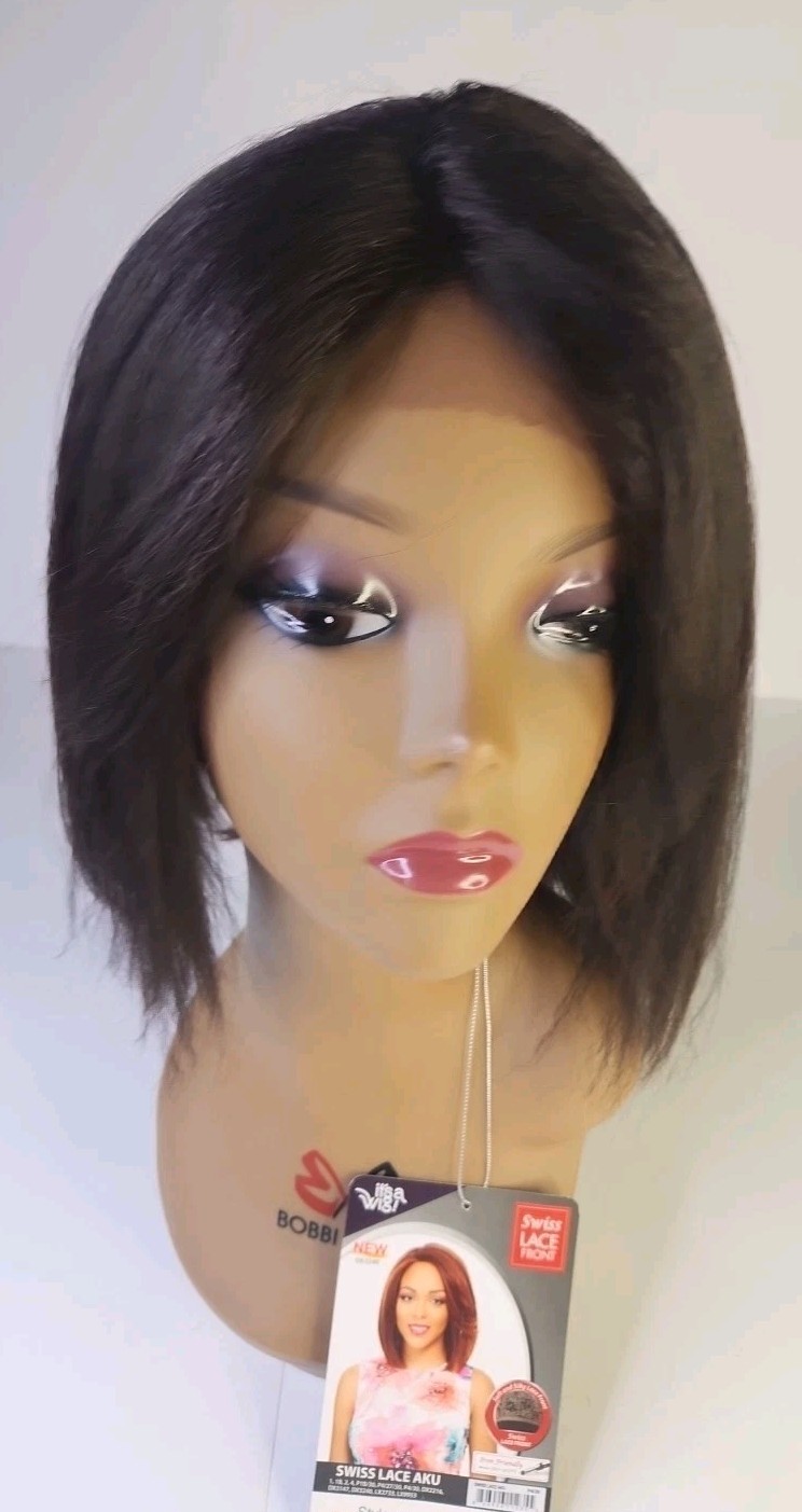 It’s a wig Swiss Lace Front Style Swiss Color P4/30 Medium Brown Wig .