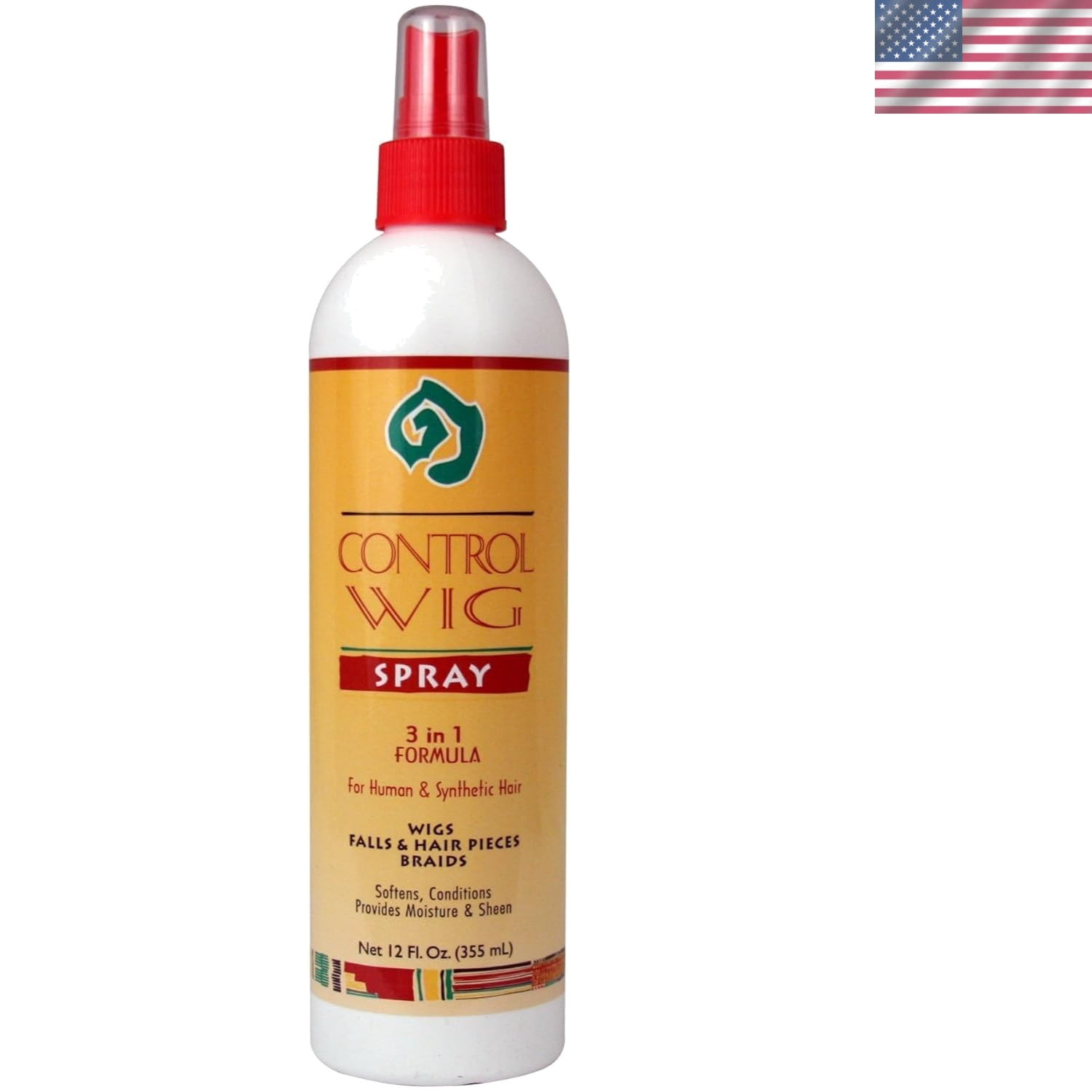3-in-1 Wig Spray 12oz – Moisturize, Shine & Frizz Control for Wigs and Weaves