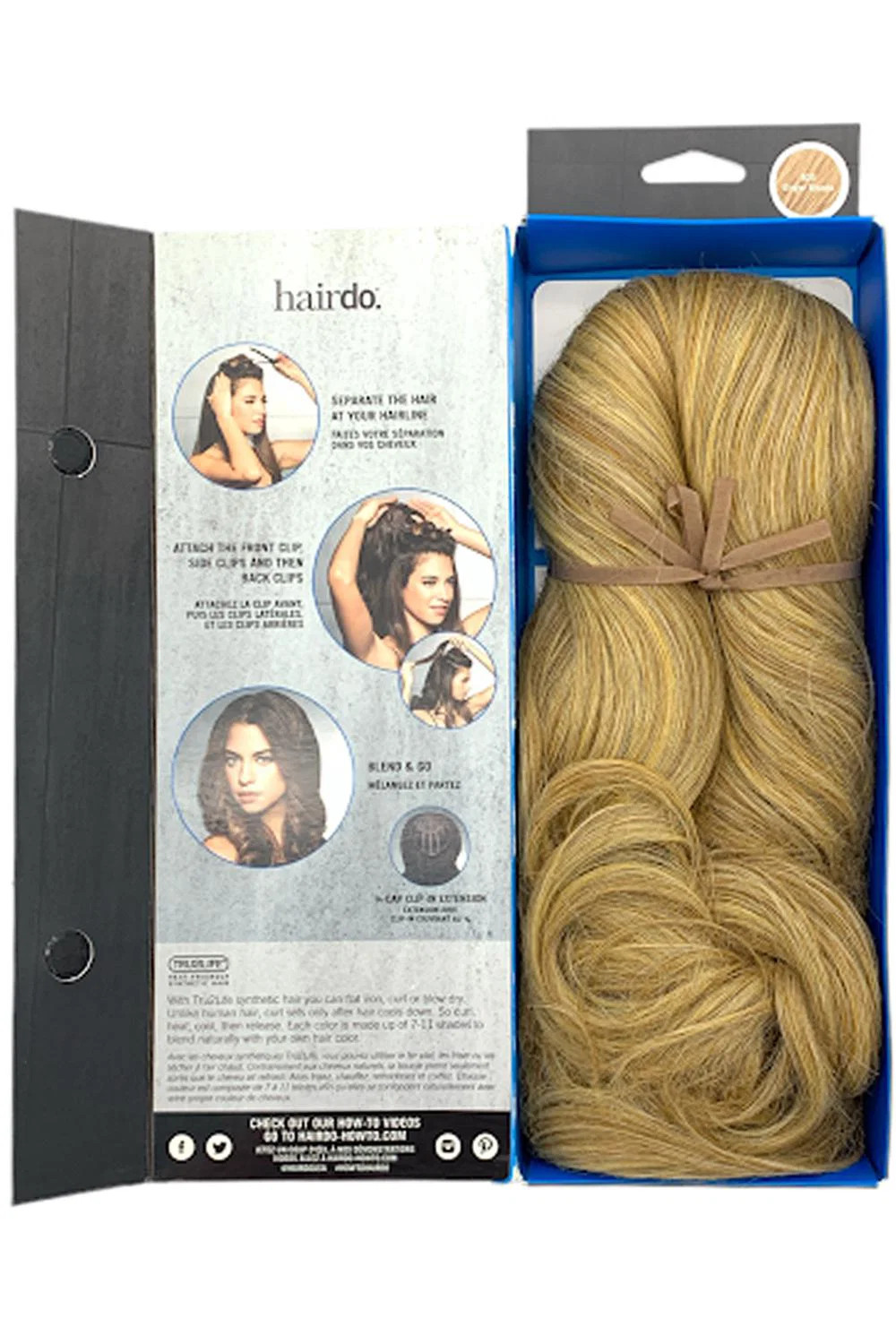 Hairdo 16in Grand Extension 3/4 Cap Clip-in Extension Ginger Blonde