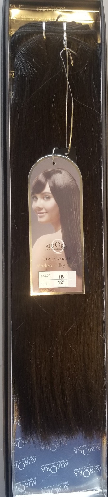 Aurora Black 100% Remy Human Hair for Weaving – MODERN SILKY YAKY