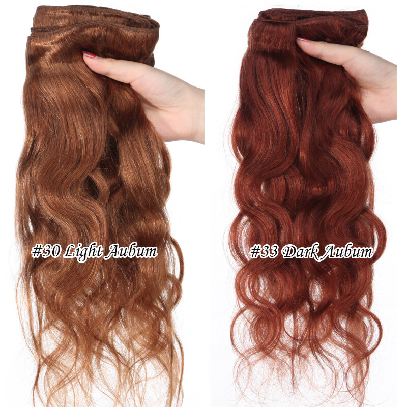 Peruvian Sew In Virgin Human Hair Extensions Weft Weave 3Bundles/300G BLONDE US
