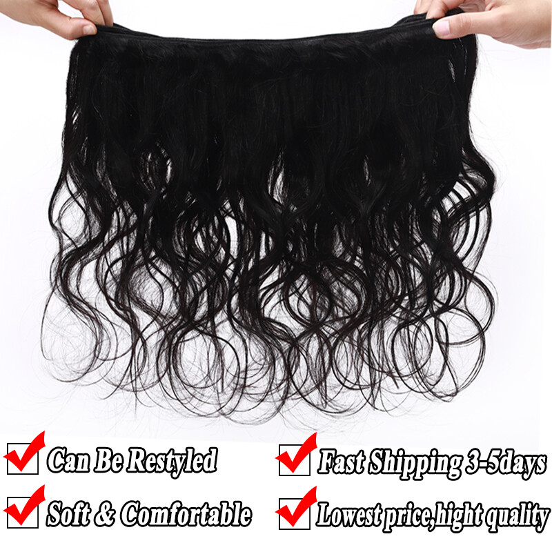 100% Peruvian Remy Bundles Human Hair Extensions 1Bundle 100g Thick Silk Long US