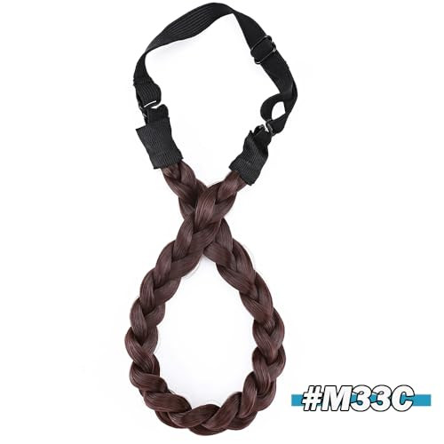 Braided Headband Plaited Hair Band Chunky Braided Headband Elastic Stretch