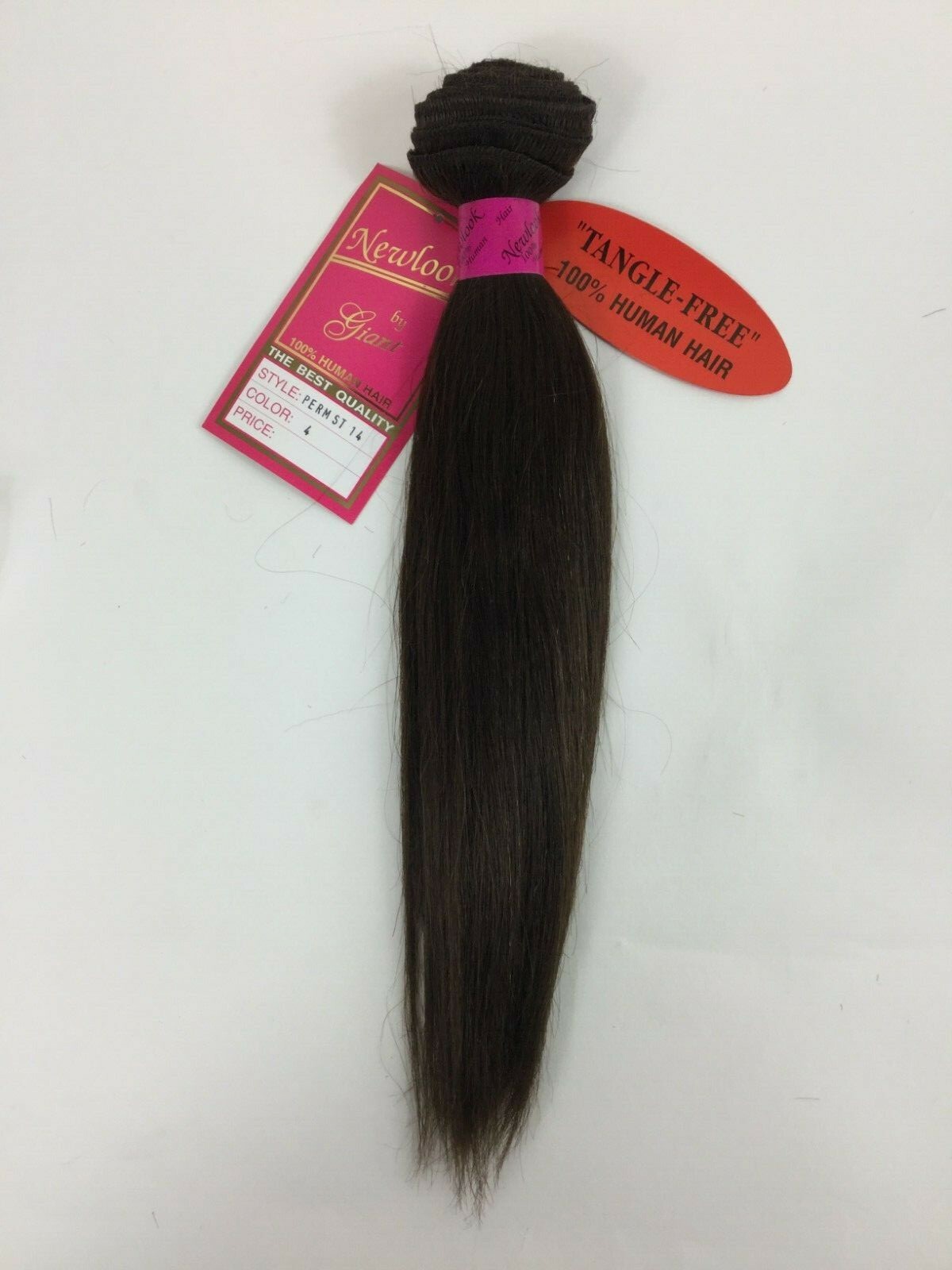 100% HUMAN HAIR Premium PERM 14″ Weaving Weft Color Soft & Tangle Free 4oz.