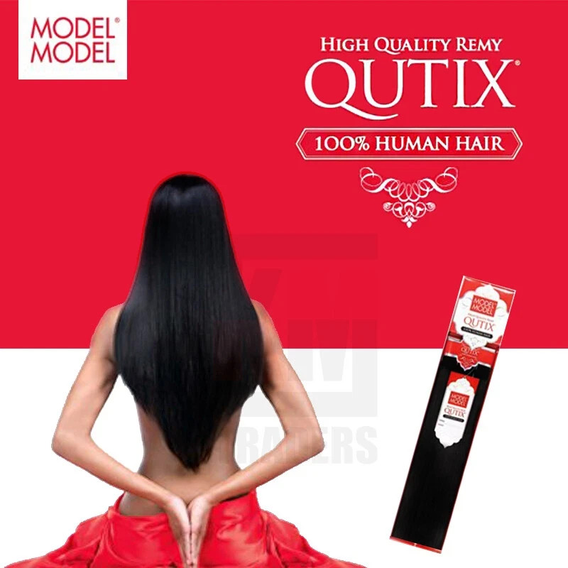 Model Model Qutix Cuticle Remy Yaki Human Hair 12” Color 2