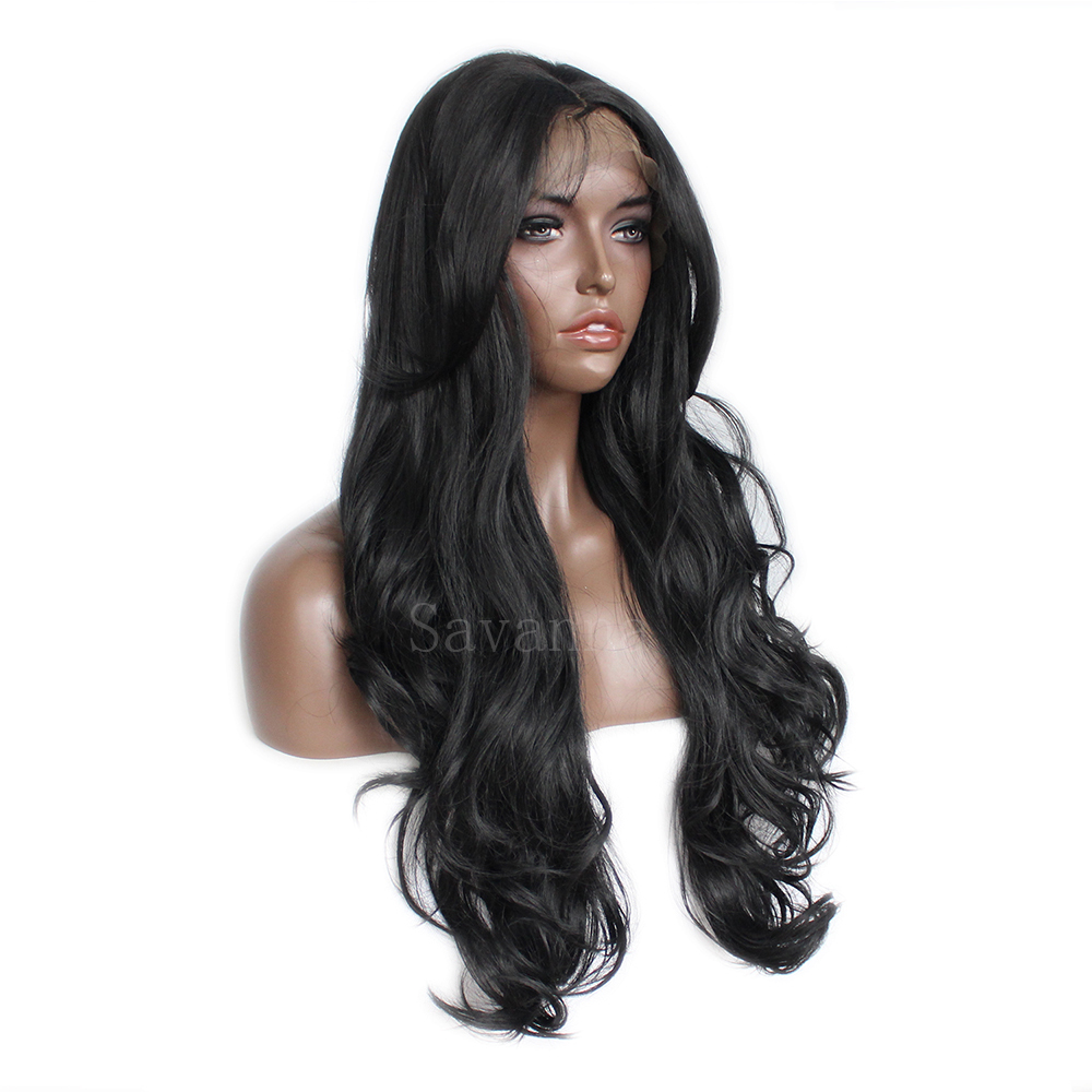 Synthetic Lace Front Wigs Brazilian Body Wave Hair Wigs With Baby Hair For Women
