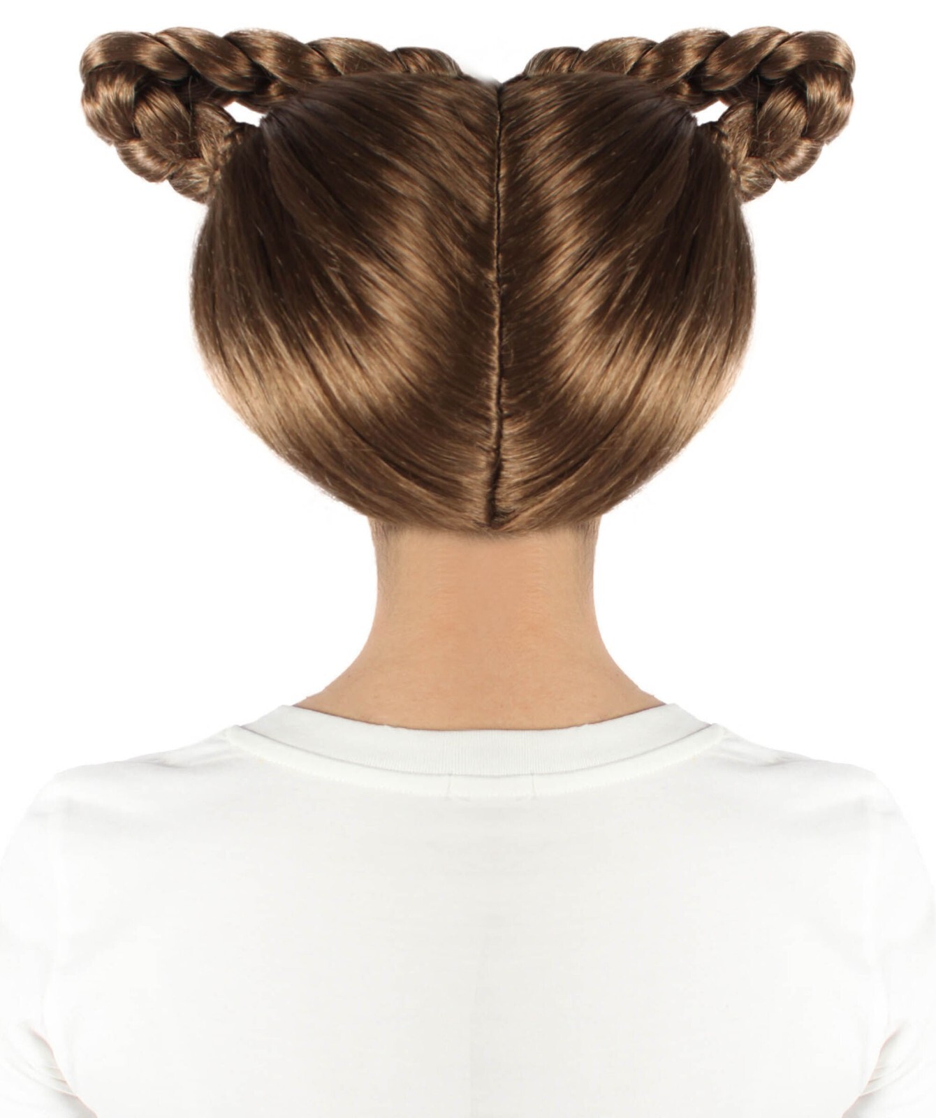 Adult Women’s Star Movie Queen’s Brown Braided Wig I Best for Halloween HW-7123