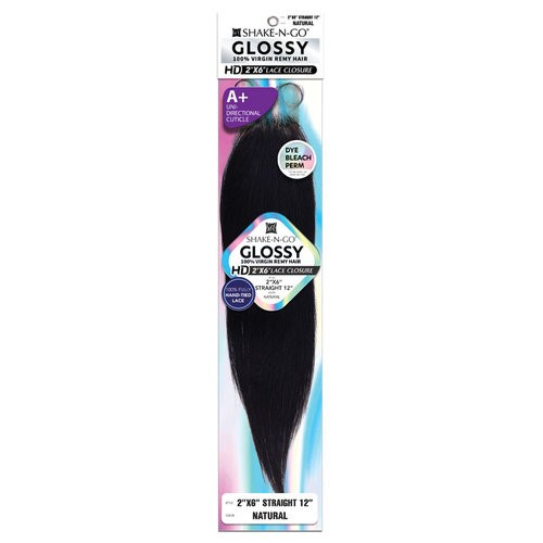 Glossy 2″x6″ Lace closure Straight