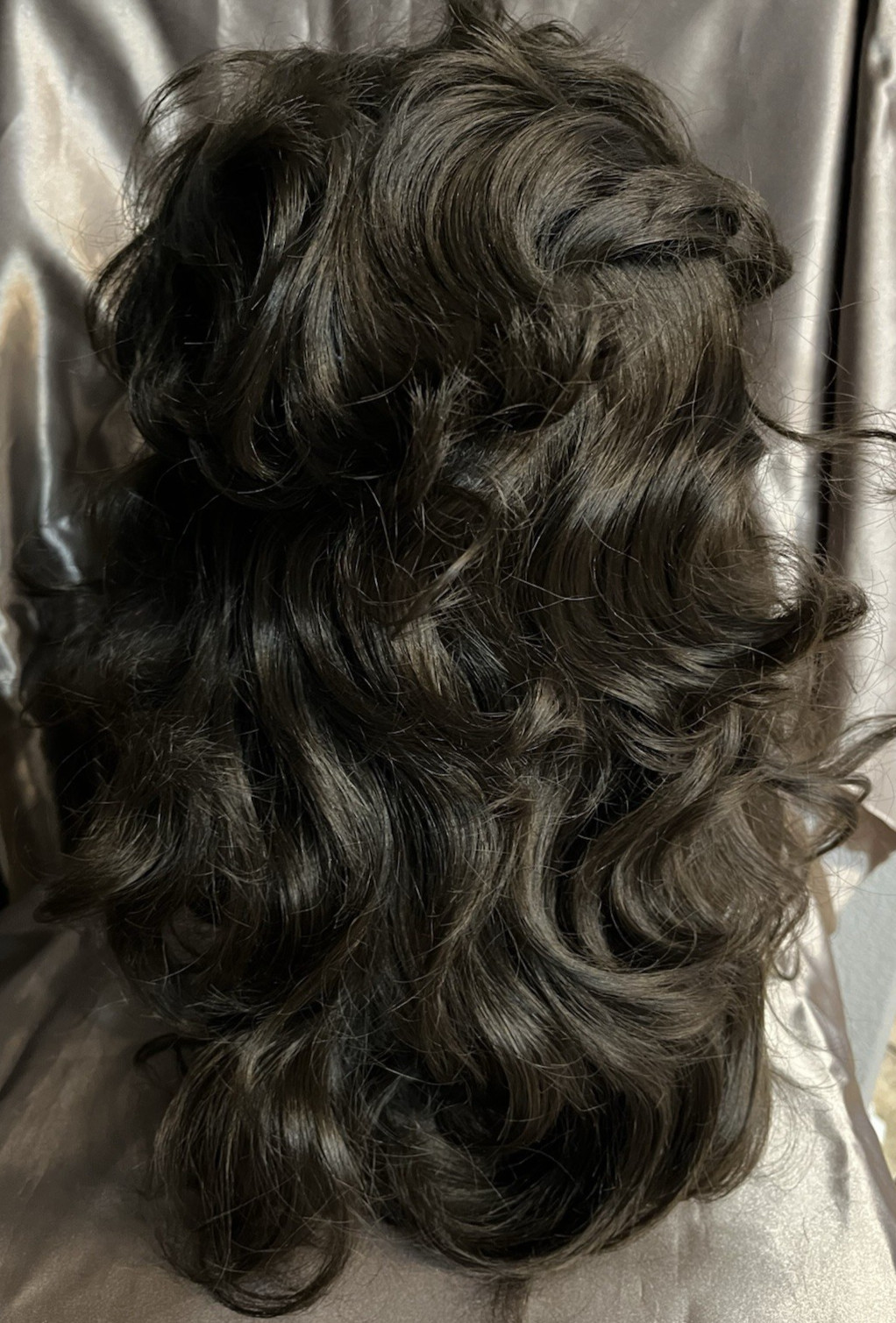 Beauty Trends Preowned Brown Synthetic Hair Wig
