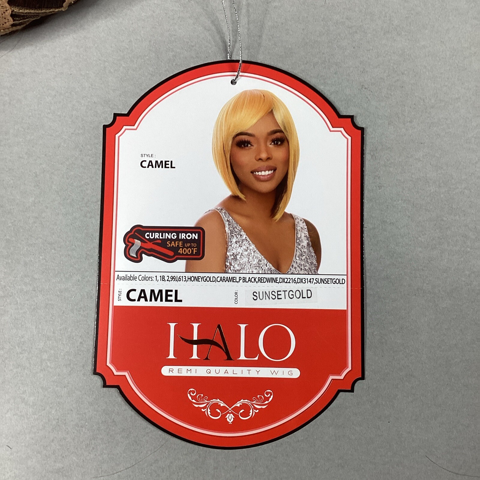 Camel Straight #SunsetGold Honey Blonde Brown Remi Quality Full Wig Curl Safe