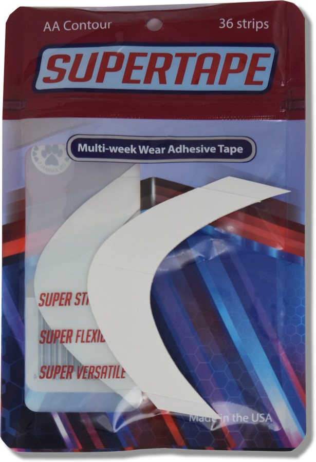 SUPERTAPE AA CONTOUR DOUBLE SIDED SUPER TAPE LINER ~ LACE WIG 108 P