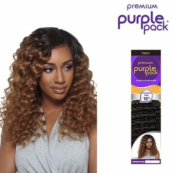 Outre Premium Purple Pack 100% Human Hair for Weaving HAWAIIAN WAVE