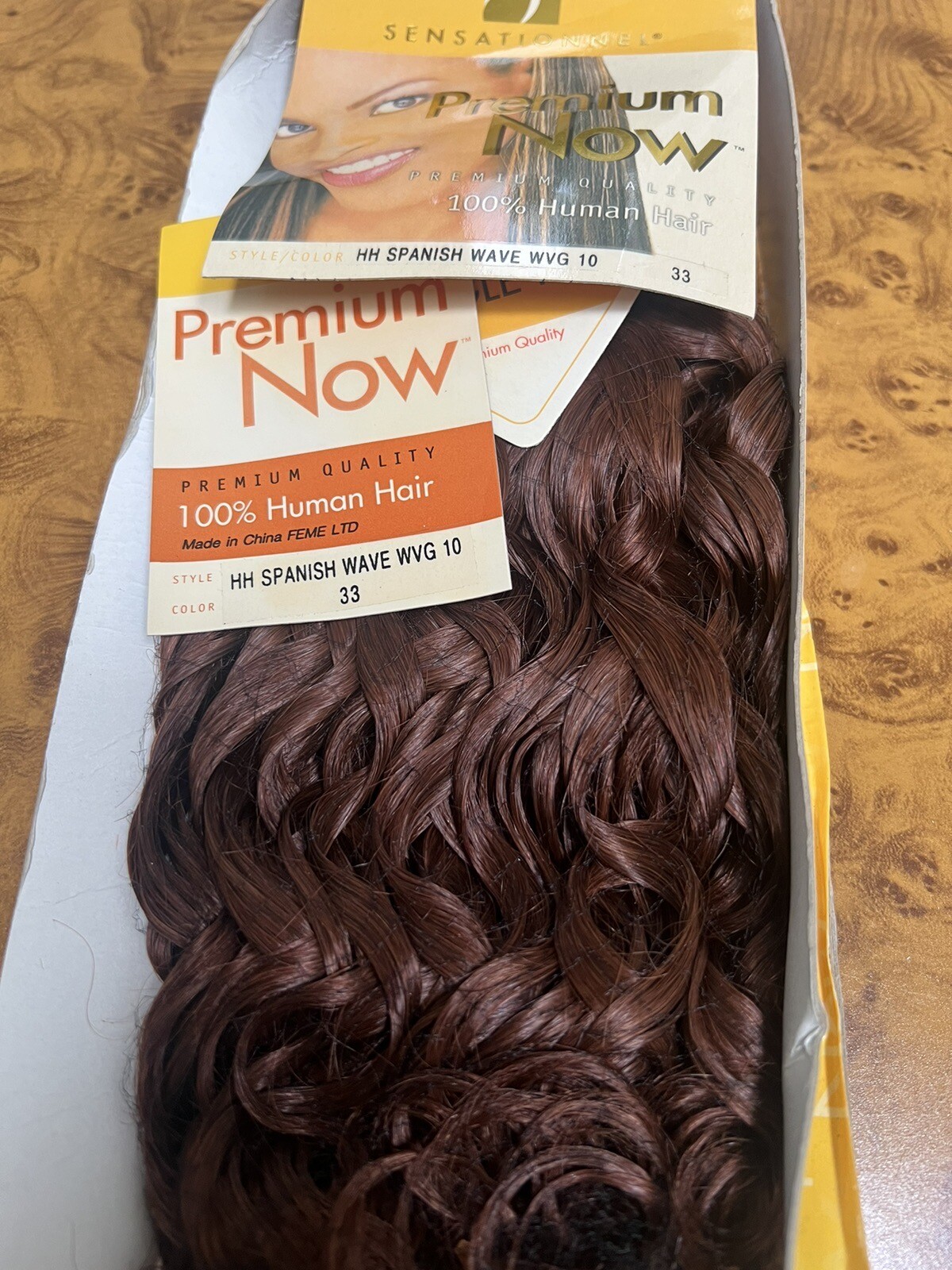 SENSATIONNEL 100% HH Spanish Wave WVG 10 “ Color 33