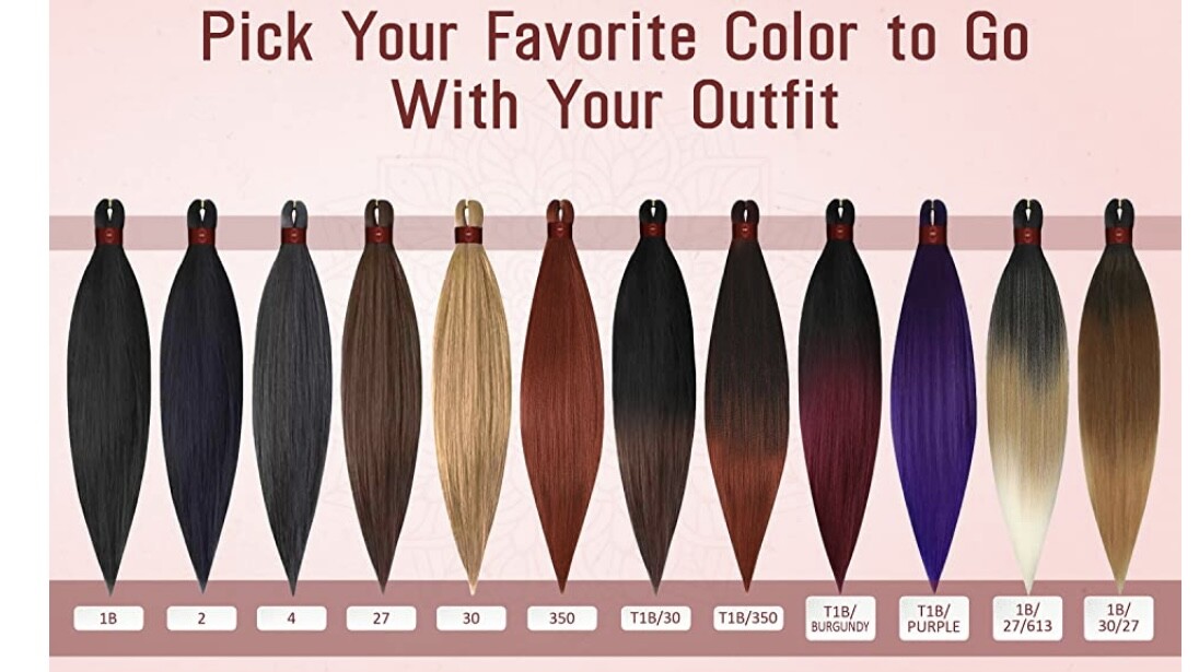 6X Pre-stretched Professional Braiding Hair 100% Kanekalon Ultra Yaki Ombre Mega