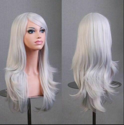 70cm 27.5 Inch Curly Fashion Cosplay Costume Party Wig Full Wavy Halloween