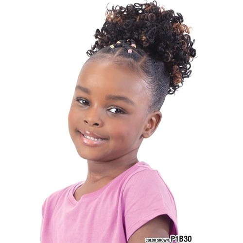 Afro style ponytail- Angel Curl Kid’S Ponytail