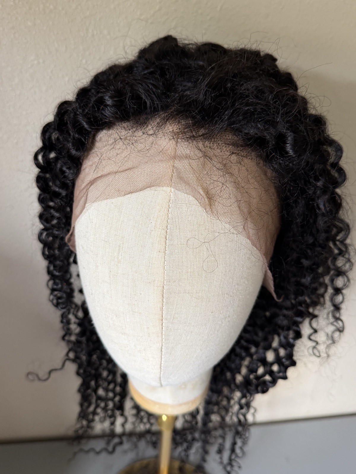 100% Virgin Human Hair 13×4 Lace Frontal Wig 22 inch kinky curly
