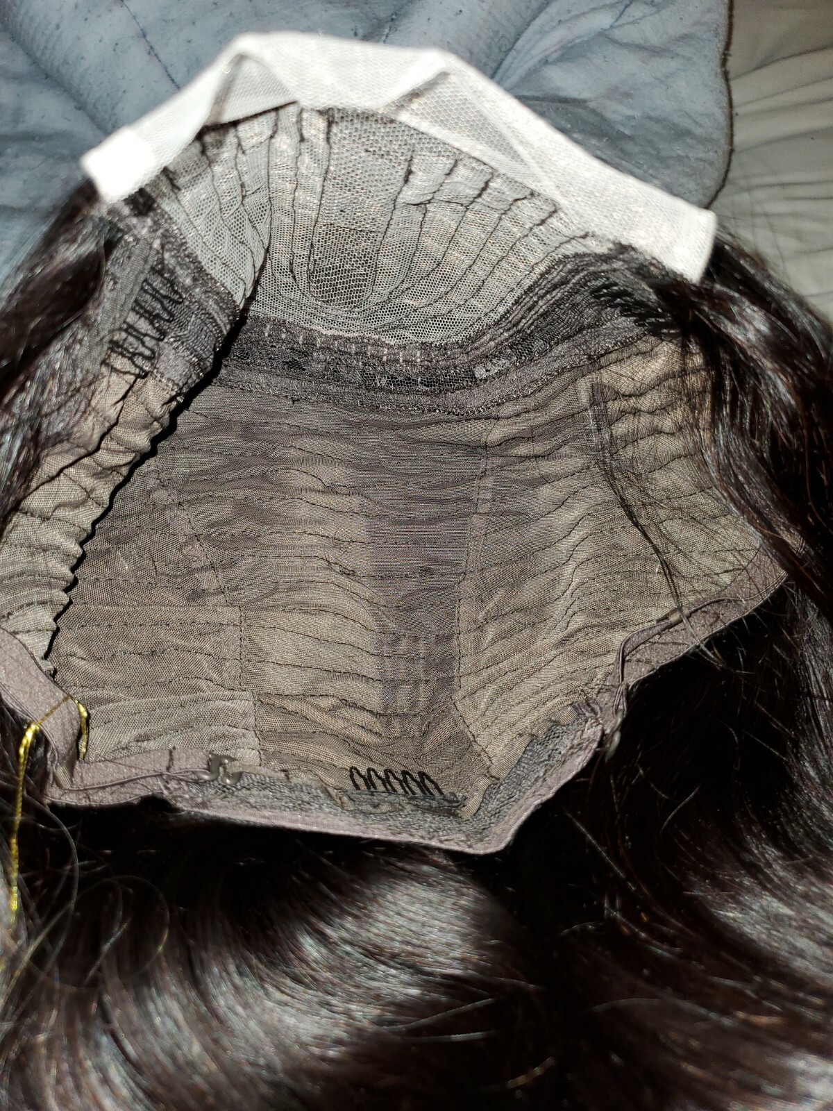 4X4X1 T Part Lace closure Straight Bob Human Hair Wig 12in