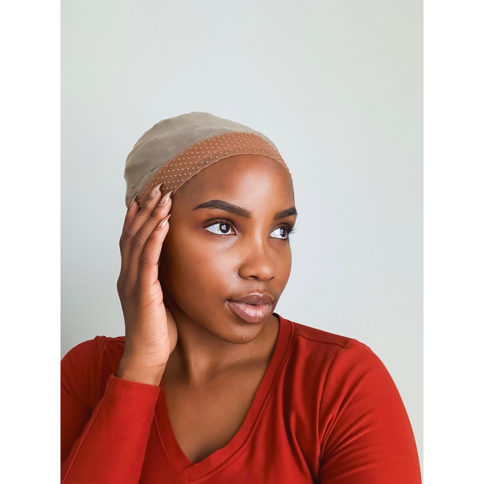 Silicone Non Slip Wig Grip Band Gripper Headband Tan 3 Pack Sport Elastic 3 Pack