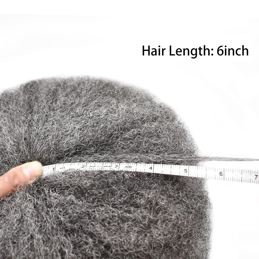 Hair Units for Black Men All Lace Afro Curly African American Toupee Hairpieces