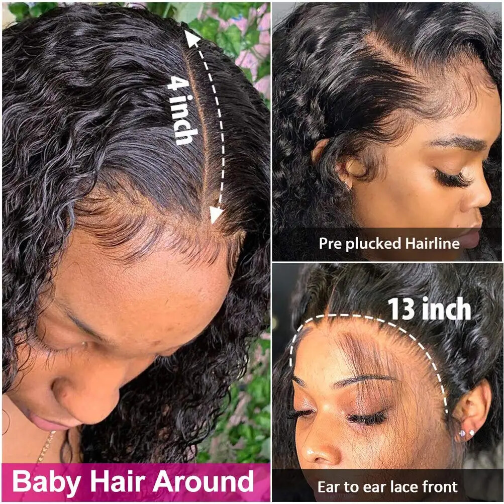 Body Wave Bob Wigs Human Hair Lace Front Curly Full Lace Hair Wig Short Hair Wig