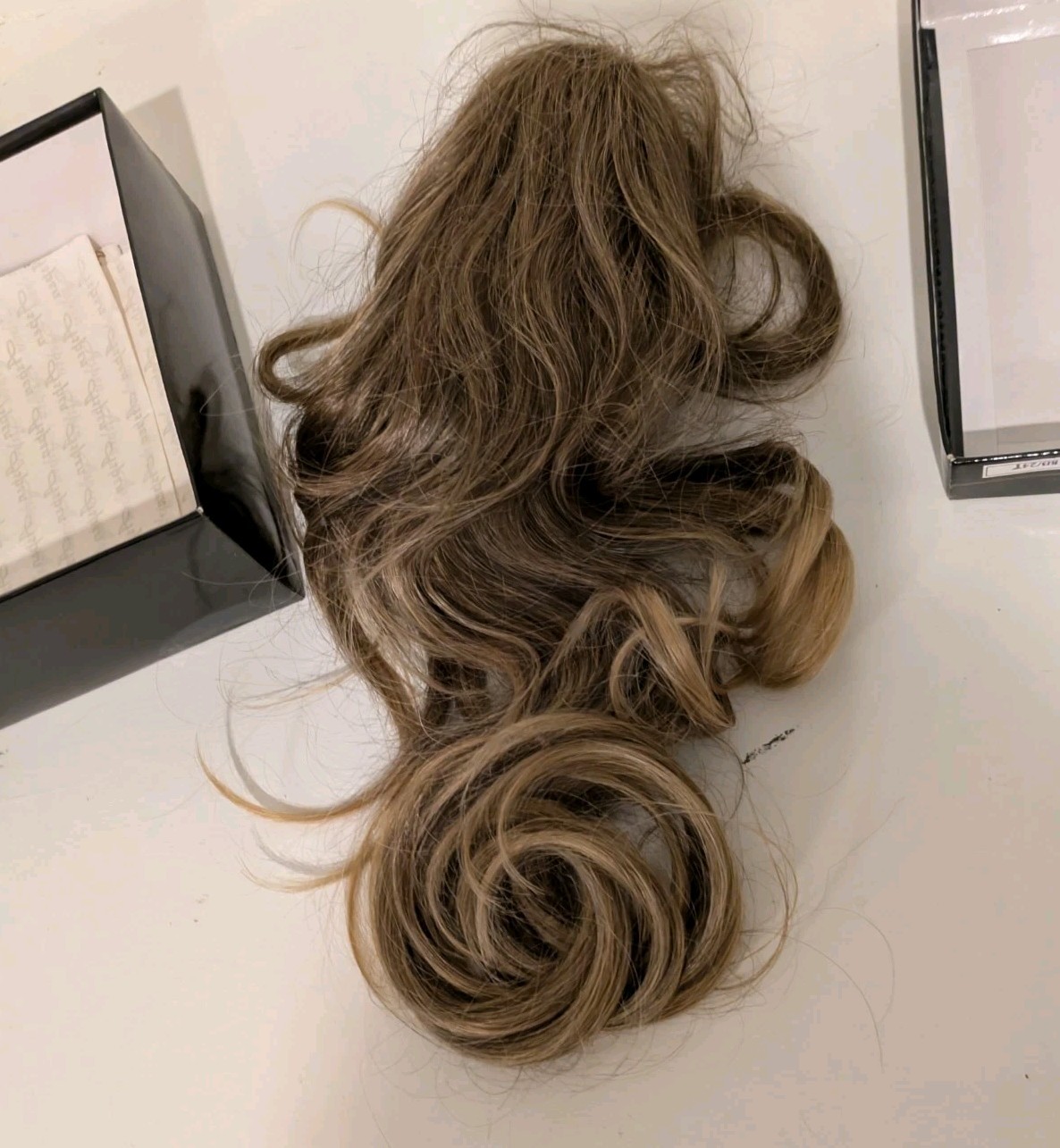 ASPEN Hair Extension CP-29 Easy Clip Two Way Curl 18B 24T Long Med-dark Blonde