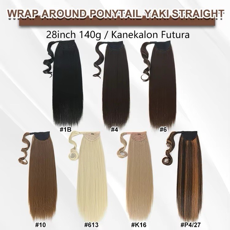 Wrap Up Pony Tail Hair Piece Extension 28 Inch Long New In Package
