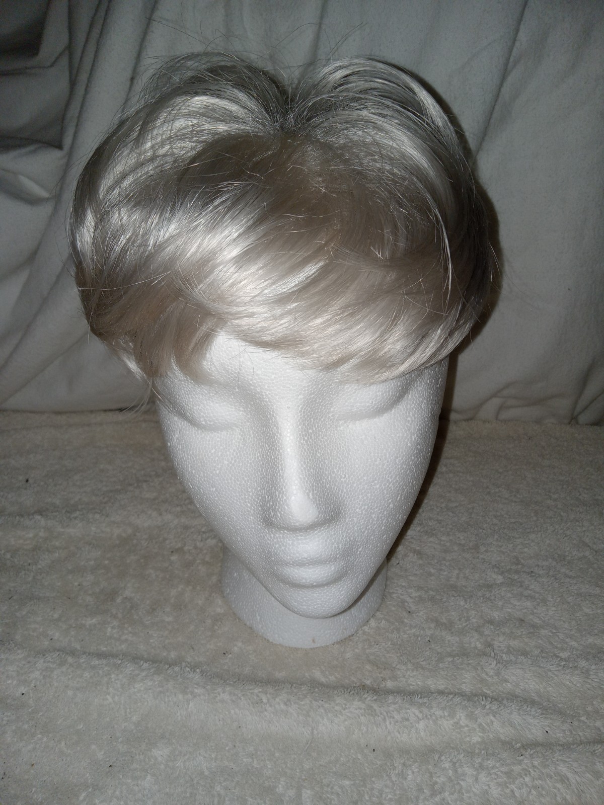 REECHO Hair Topper Wiglet Large Base Full Coverage – Silver White