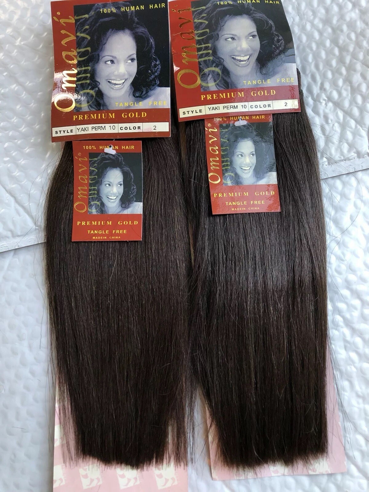 Human Hair 2 pack Bundle Deal, 2 for $20 Free Shipping! Yaki Perm Weaving Hair!