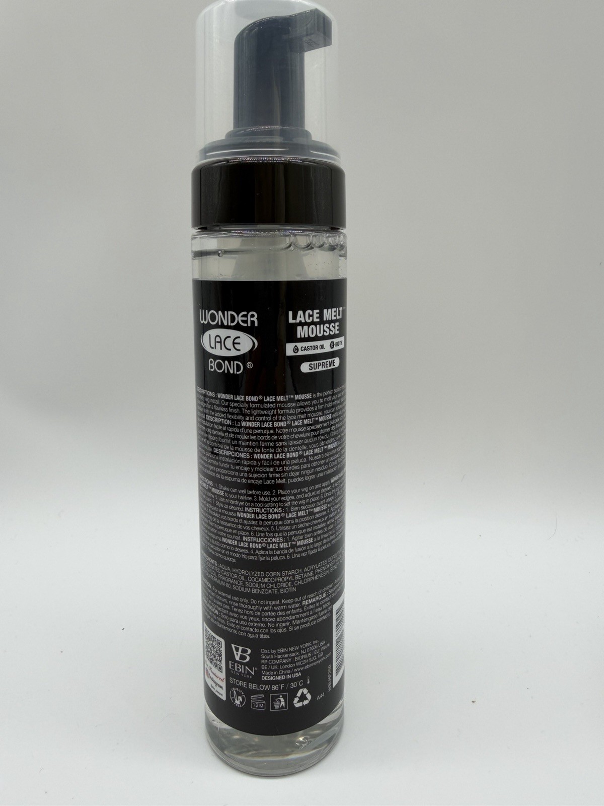 EBIN Wonder Lace Bond Adhesive Spray Lace Melt Mousse Melting Band Set