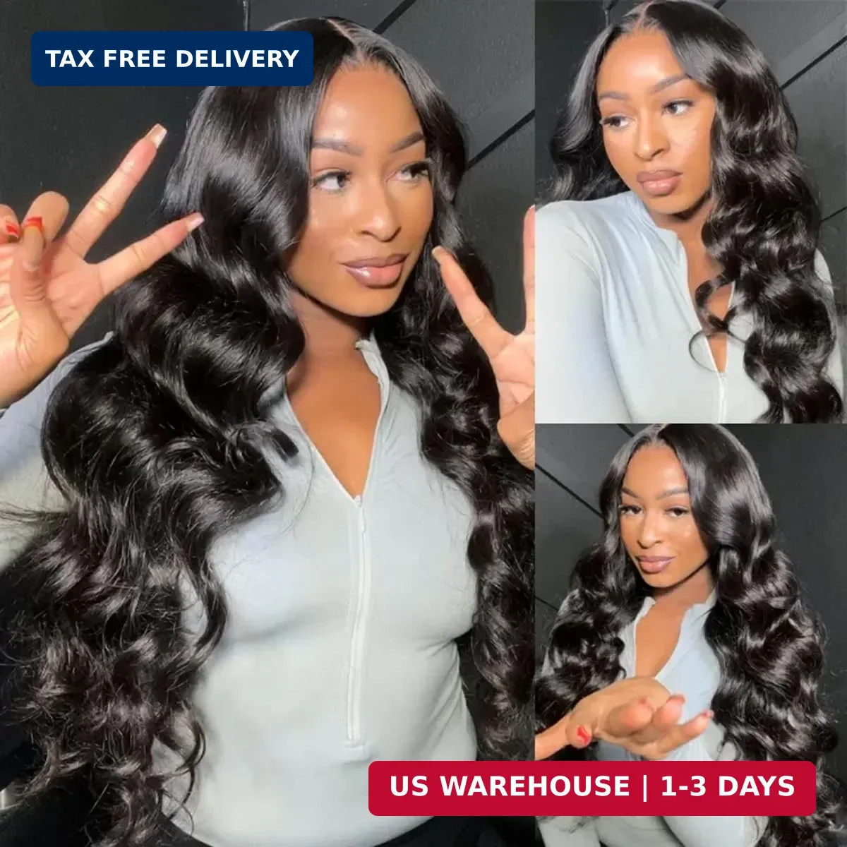 Body Wave Bundles Human Hair 14 16 18 Inch Human Hair Bundle 100% Unprocessed Br