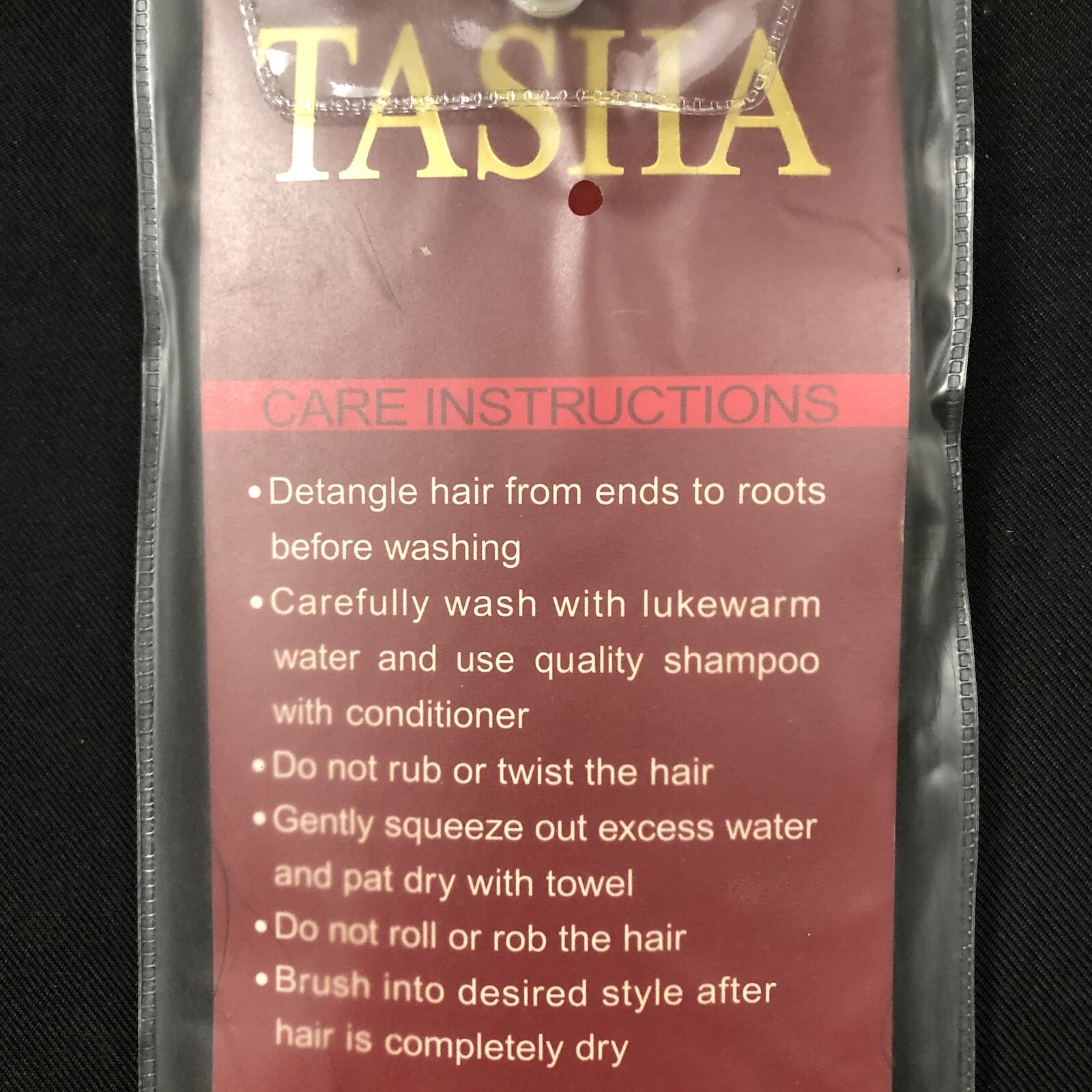 Tasha Silky WVG 18” Color 1B ~ 100% Human Hair TSS-18