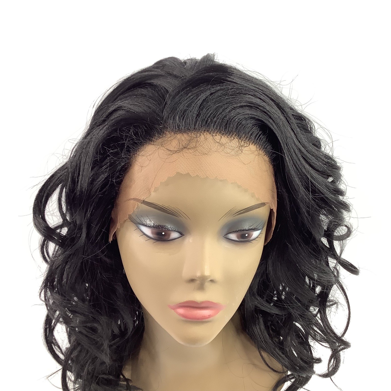 BOBBI BOSS MLF260 GRACE Lace Front Wig Synthetic Fiber Color 1 Wavy