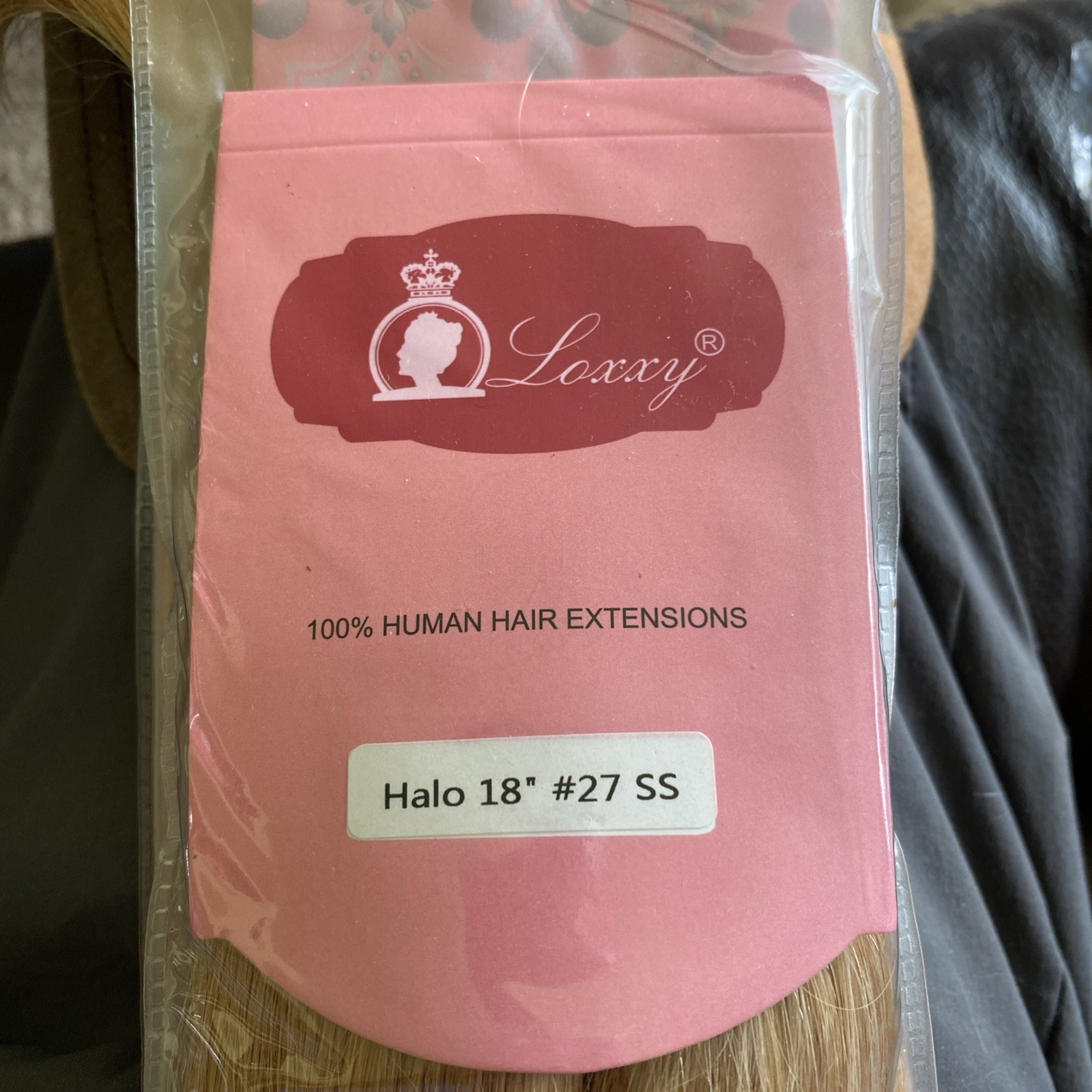 Luxy Halo Hair Extensions Beige Blonde 22N-H Natural Remy 180g 18” PO-LUXY-0190