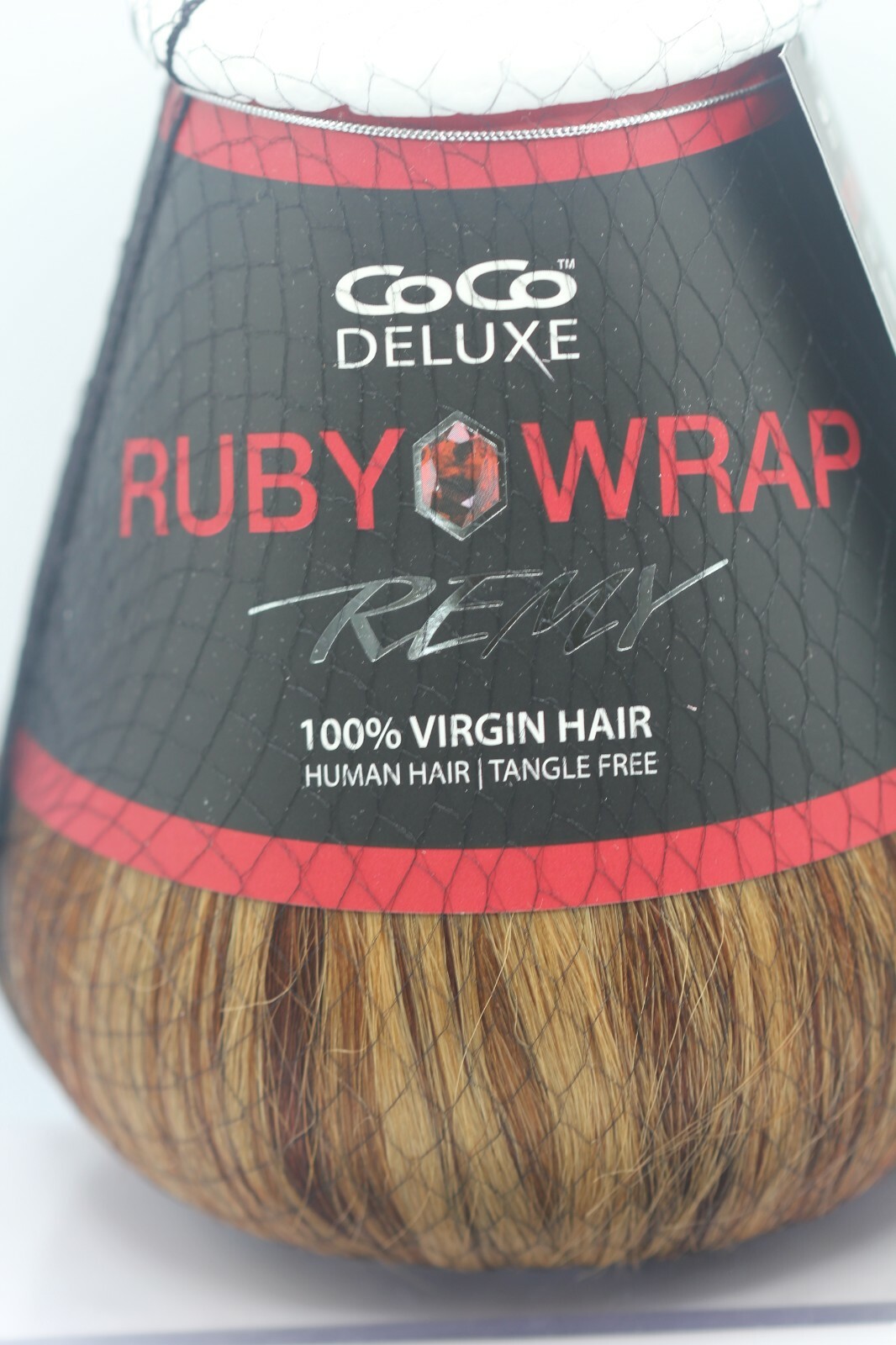 CoCo Deluxe Remy Tangle free 100% Virgin Human Hair Ruby Wrap 8 ” P730~ H21