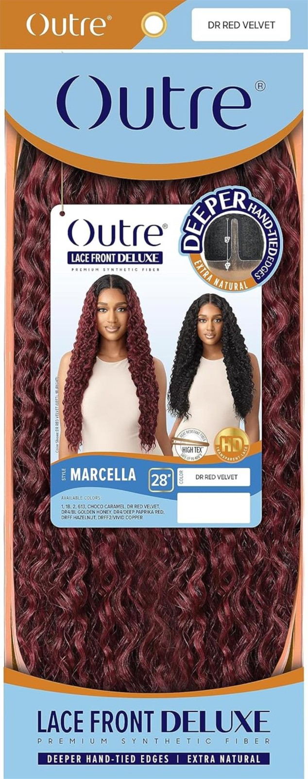 Outre Lace Front Deluxe Wig – Marcella (DRFF2/VIVID COPPER)