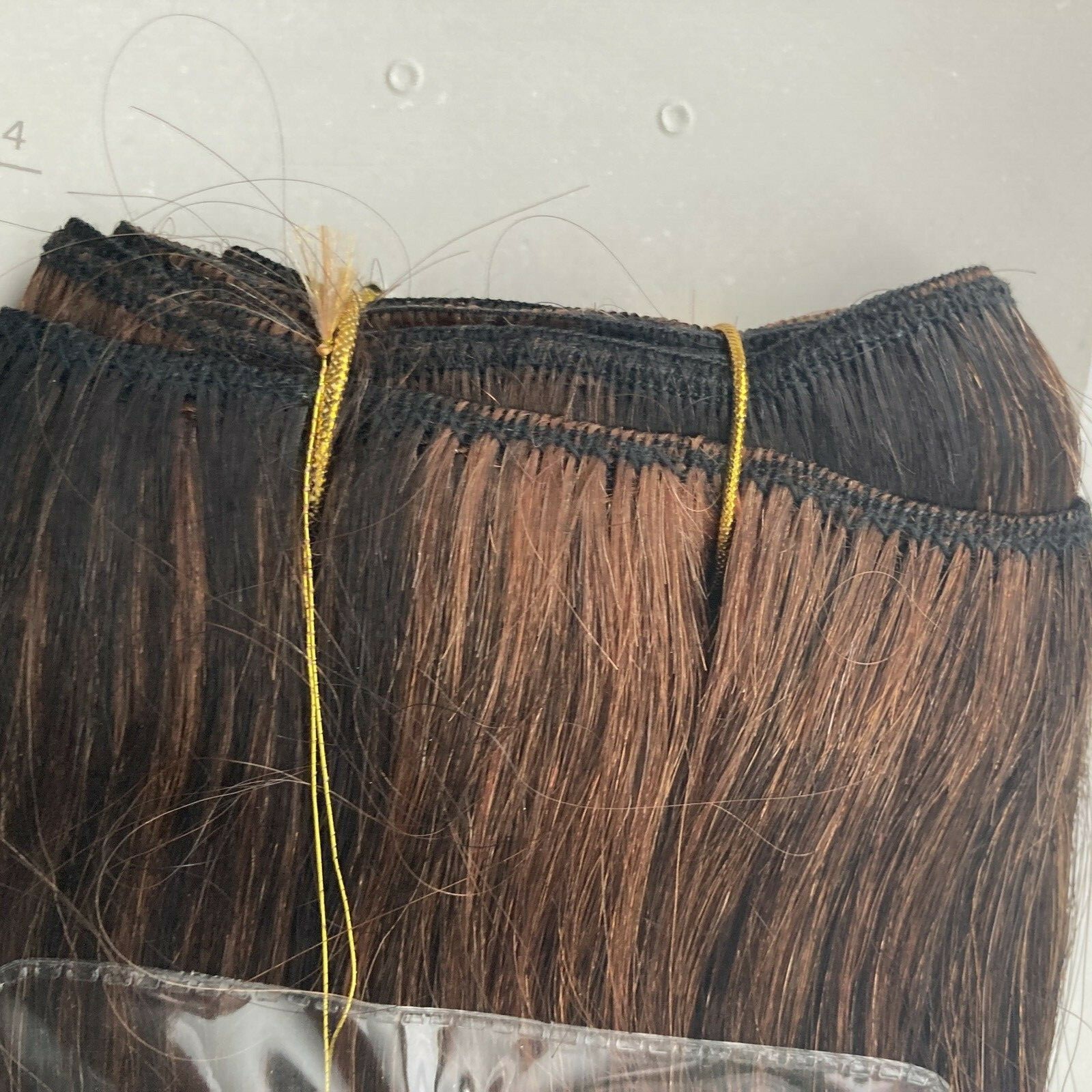 Black & Gold 100% VIRGIN HUMANHAIR EUROPEAN CAUCASIAN WEAVING 16-18″ Color1B/30