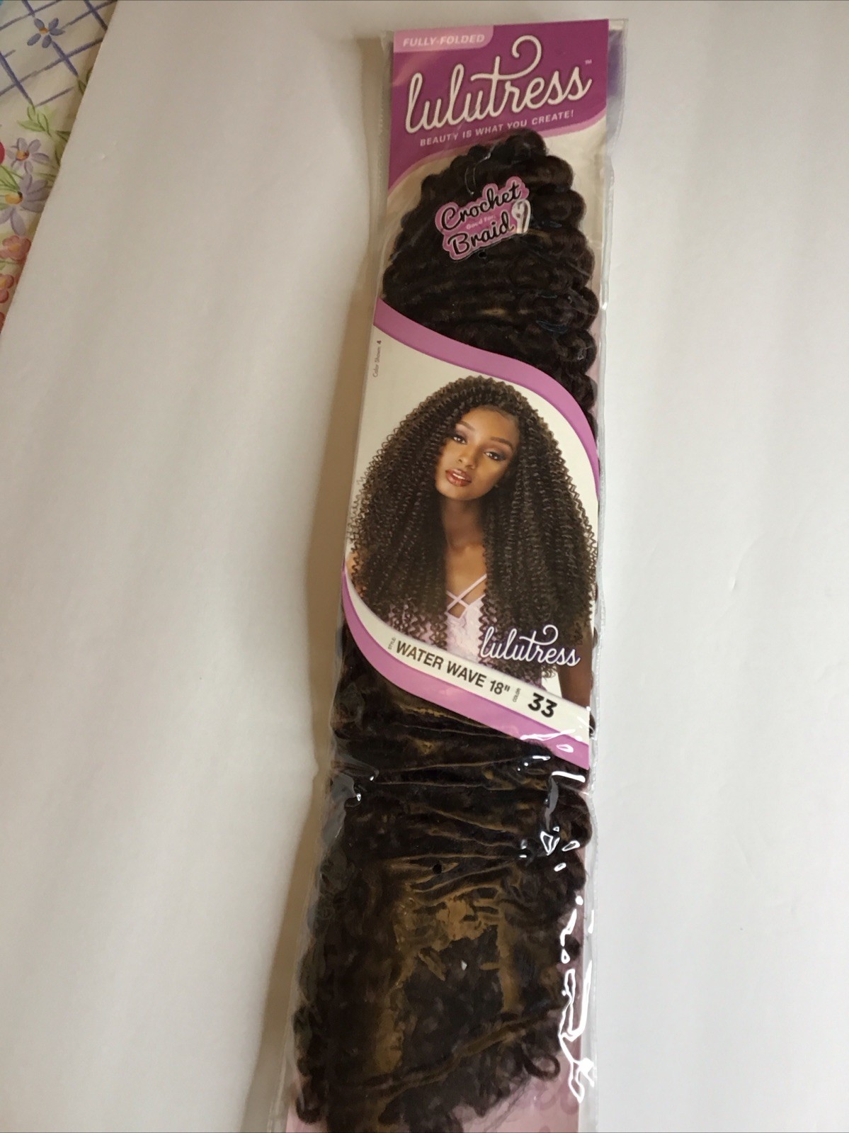 Lulutress Waterwave 18 Inches Color 33. Hair Product
