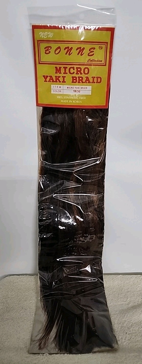 Bonnie Collection Micro Yaki Braid Color 1B/30