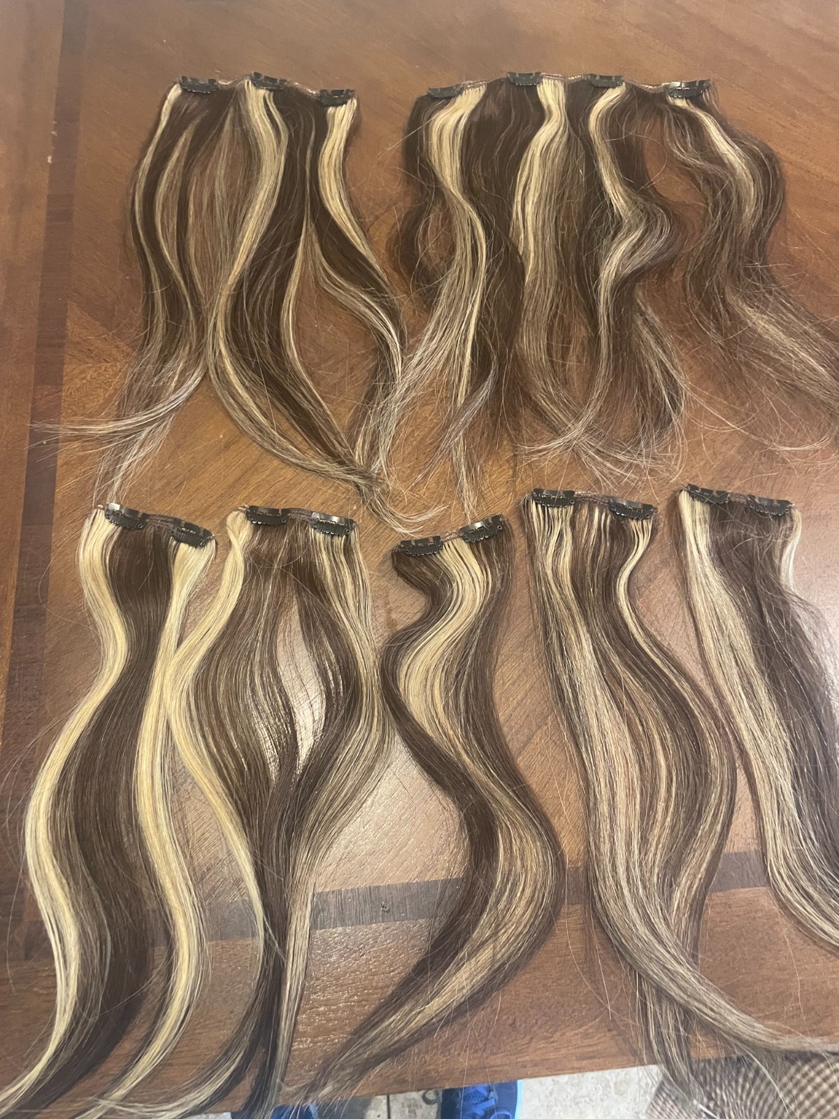 Clip in 100% Human Hair Extensions 14 Inch (7 Pieces)