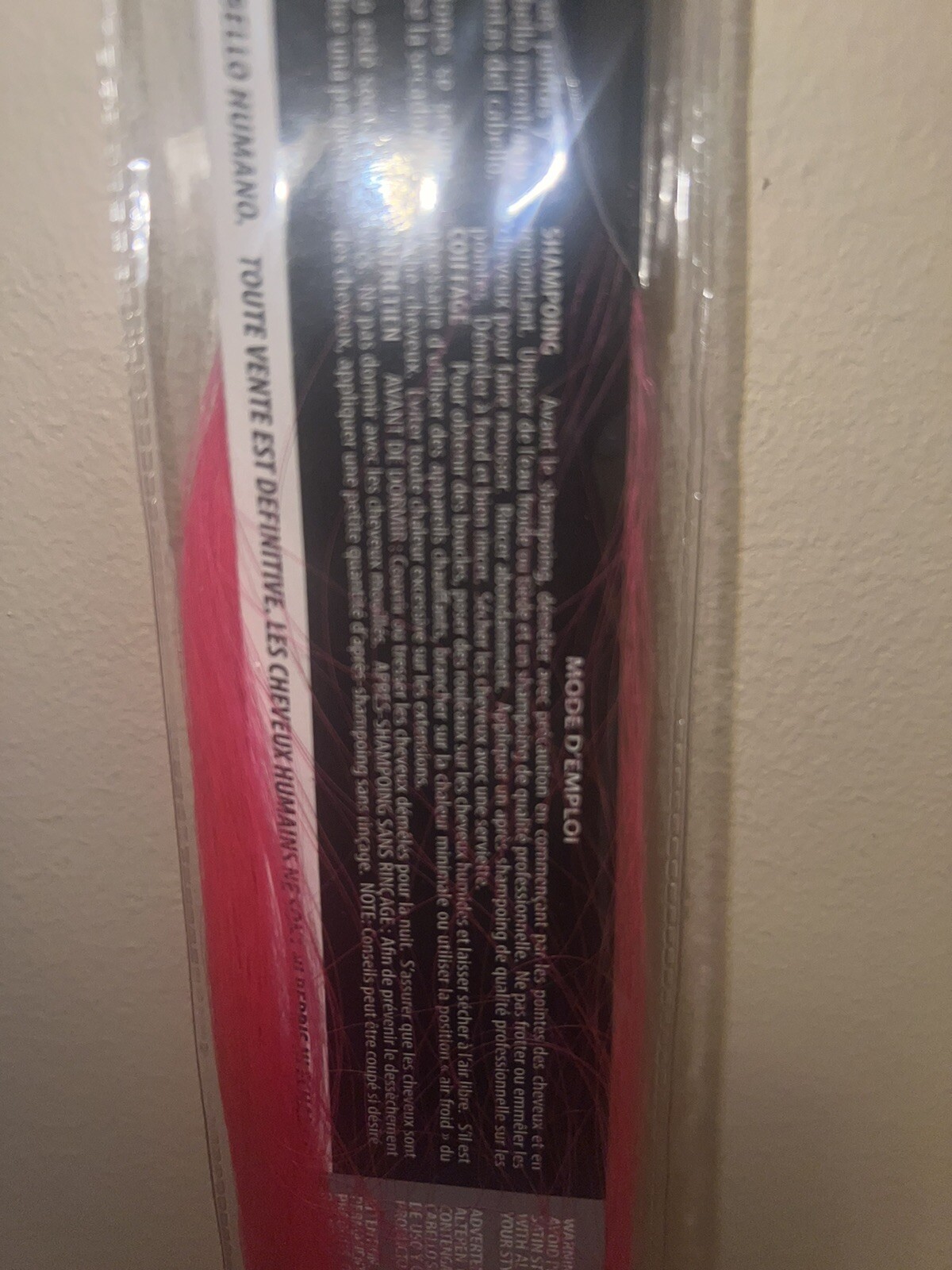 Satin Strands Premium Remy Fusion 100% Human Hair 20 I-Tips 18” Pompano Pink NEW